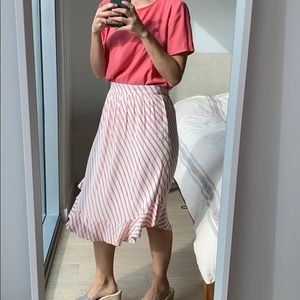 Loft striped skirt
